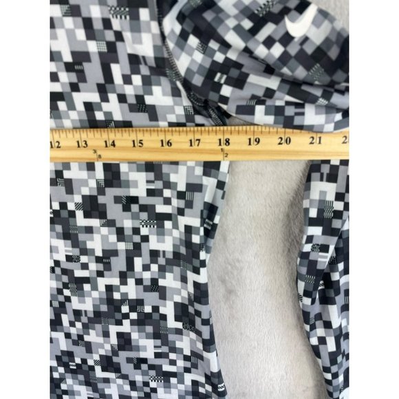 Nike Pro Hyperwarm Dri-Fit Hoodie Womens Large Pixel Gray Black - Picture 5 of 10